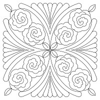 feather rosey block 005